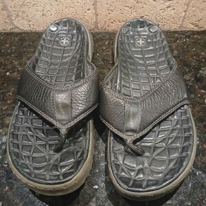 Dr. Martens Black Textured Sandals